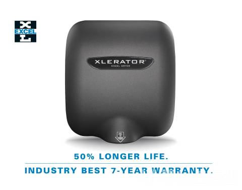 XLERATOR 핸드 드라이어 모델이 50% 길어진 수명과 업계를 선도하는 7년의 보증을 제공한다 ⓒ세계뉴스통신
