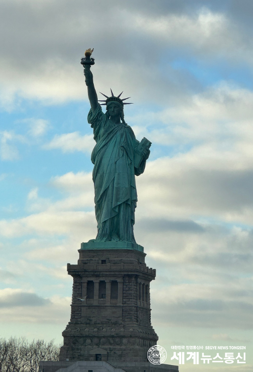 뉴욕을 가장 대표하는 랜드마크이자 미국 ‘아메리칸드림’의 상징(사진/세계뉴스통신 독자 제공)*세계뉴스통신에서는 여러분의 아름다운 사진을 제공받고 있습니다.*